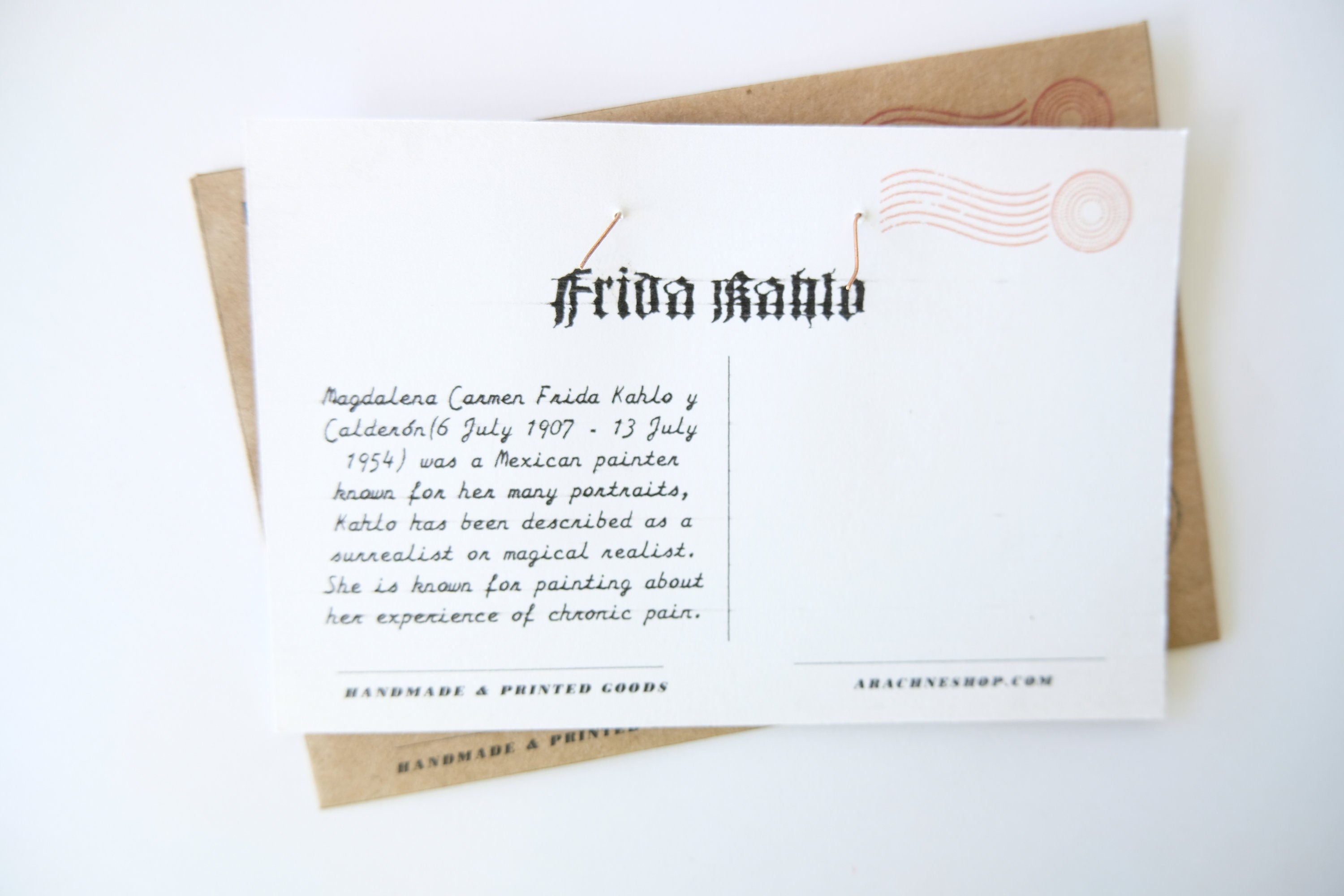 Frida Kahlo Earrings, Handmade Resin Stained-Glass Style, Copper Hooks