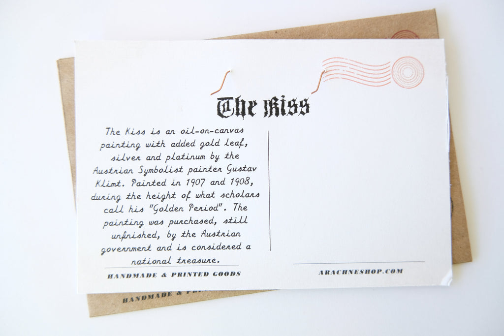 The Kiss Earrings—Gustav Klimt