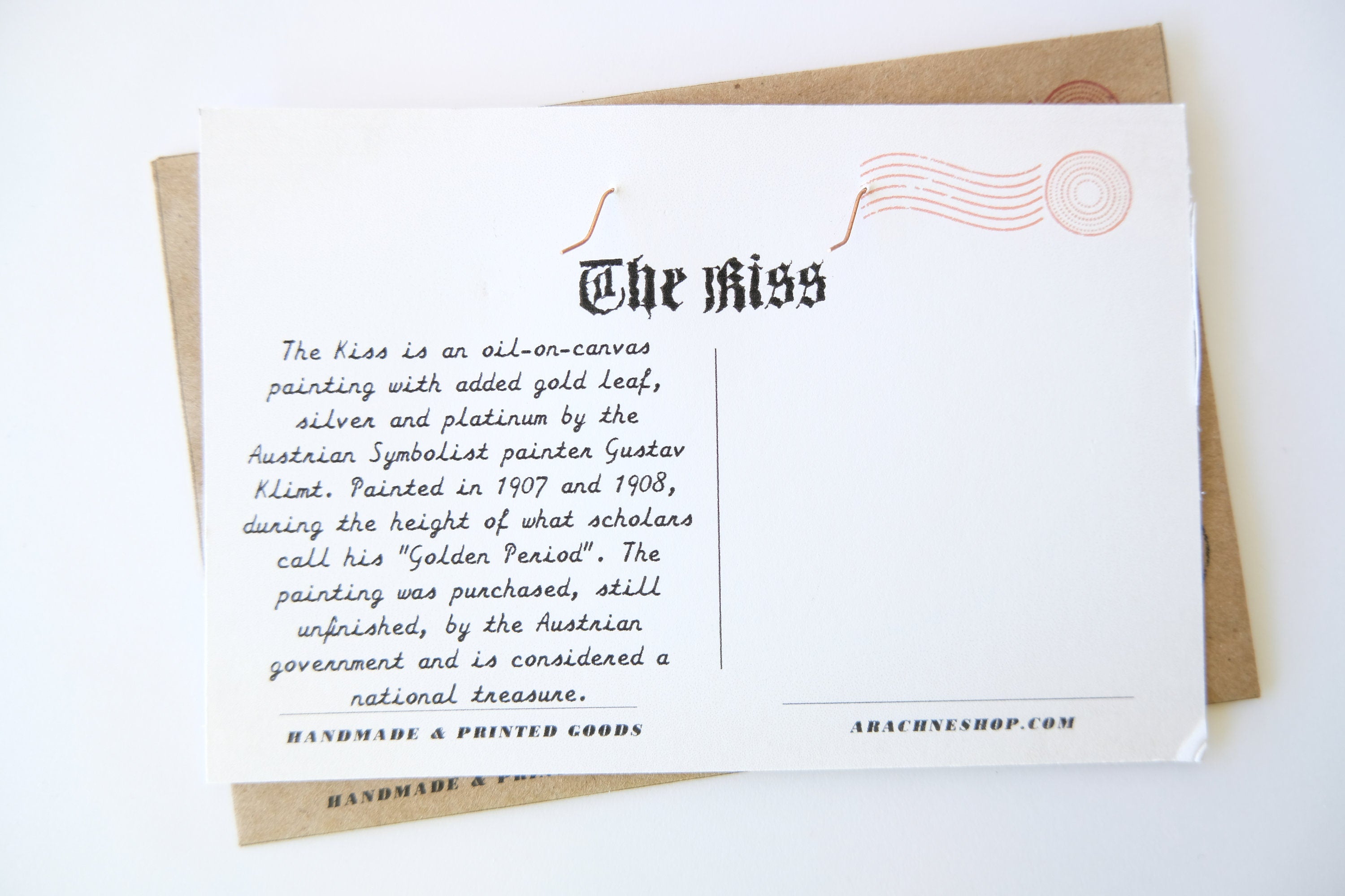 The Kiss Earrings—Gustav Klimt