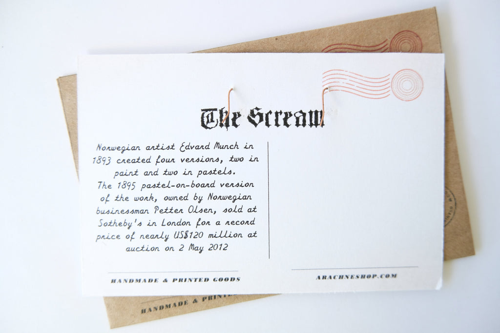 The Scream Earrings—Edvard Munch