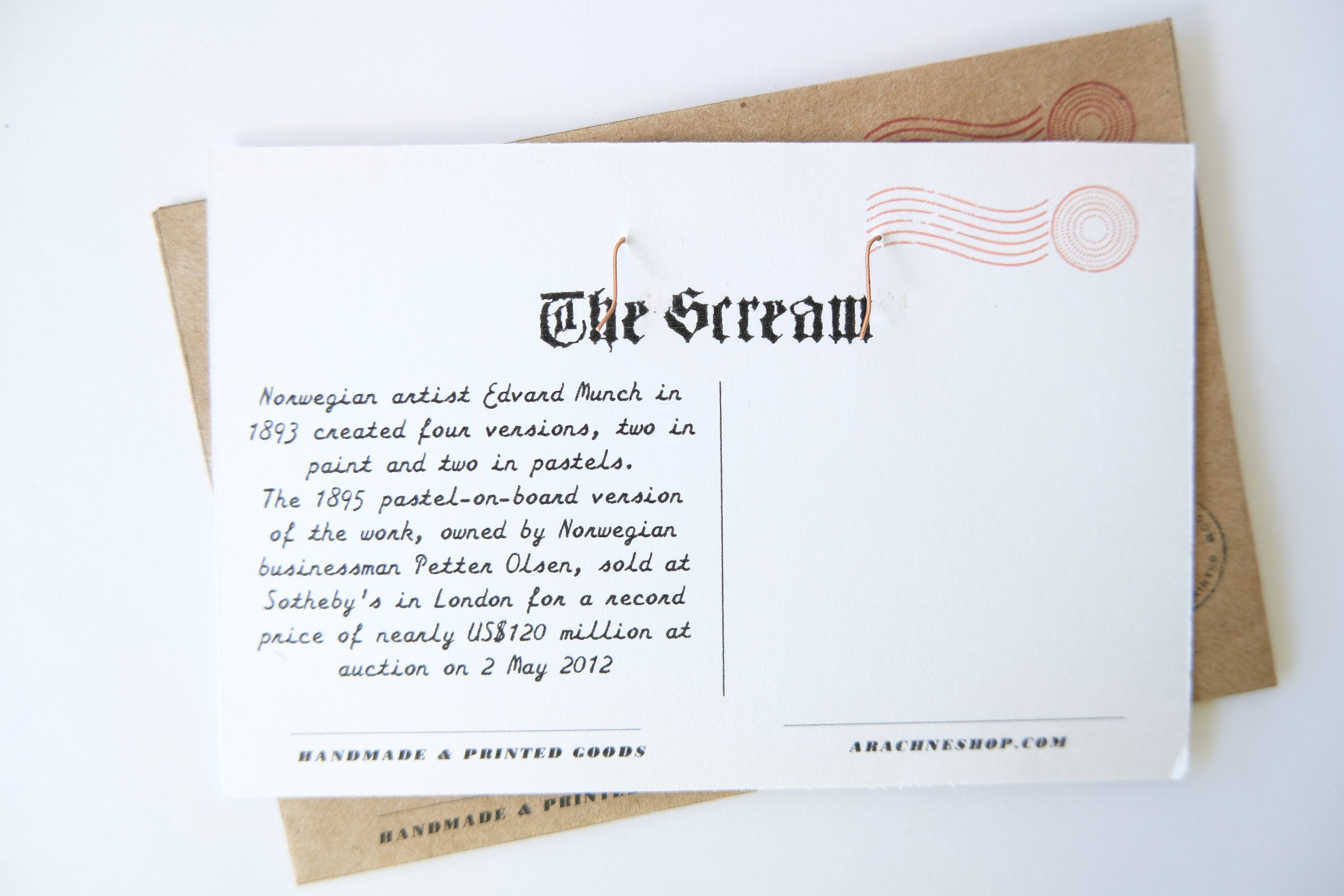 The Scream Earrings—Edvard Munch