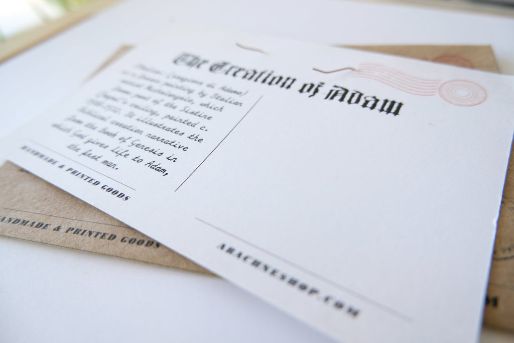 The Creation of Adam Earrings—Michelangelo