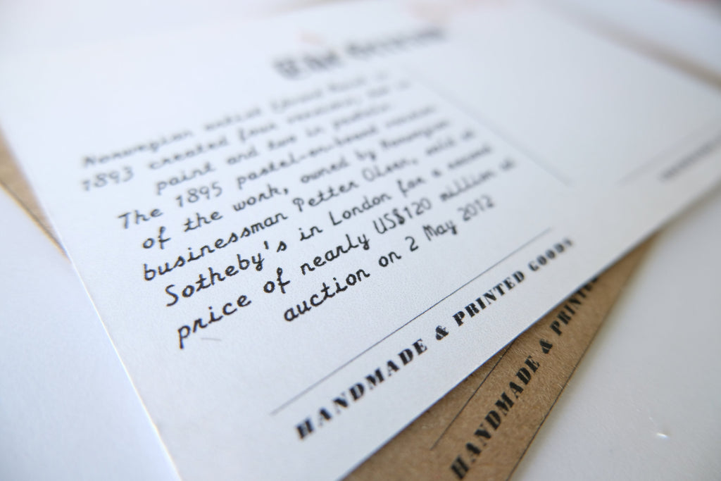 The Scream Earrings—Edvard Munch