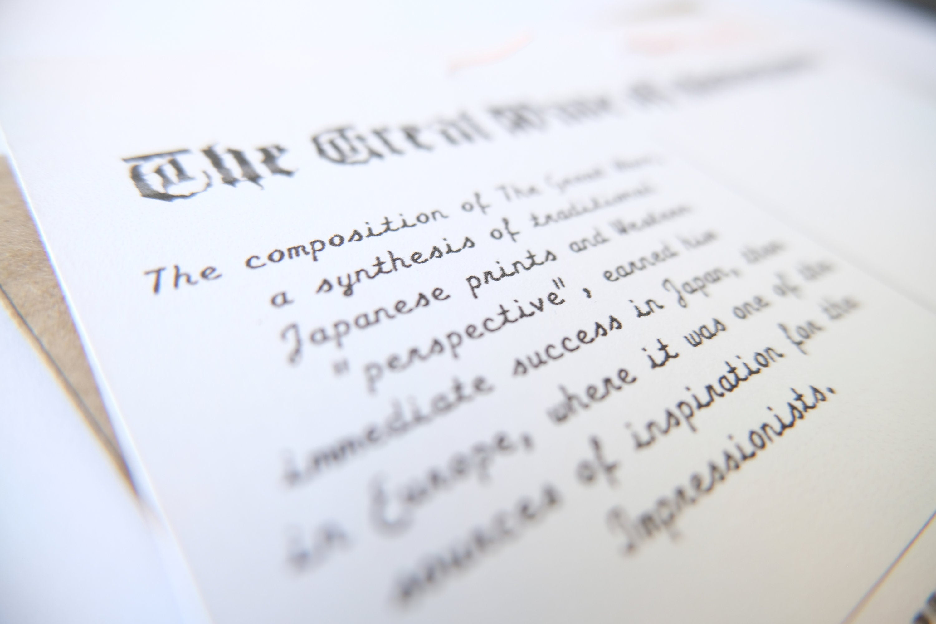 Hokusai Wave Earrings – Antique Copper Hooks